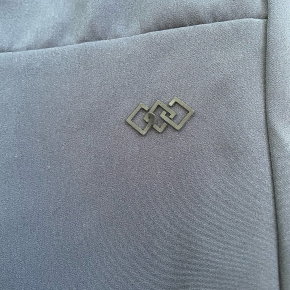 LEG3ND Blue Athletic Jogger Sweatpants Men L XL Cuffed Logo Sporty Athleisure - Picture 4 of 8